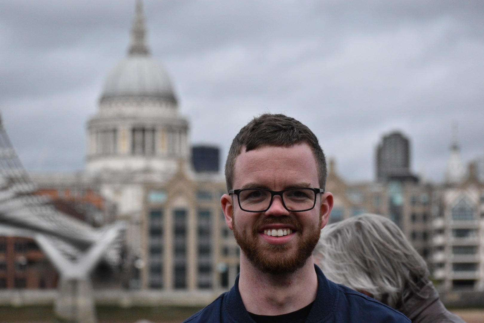 Nate with St Paul's behind