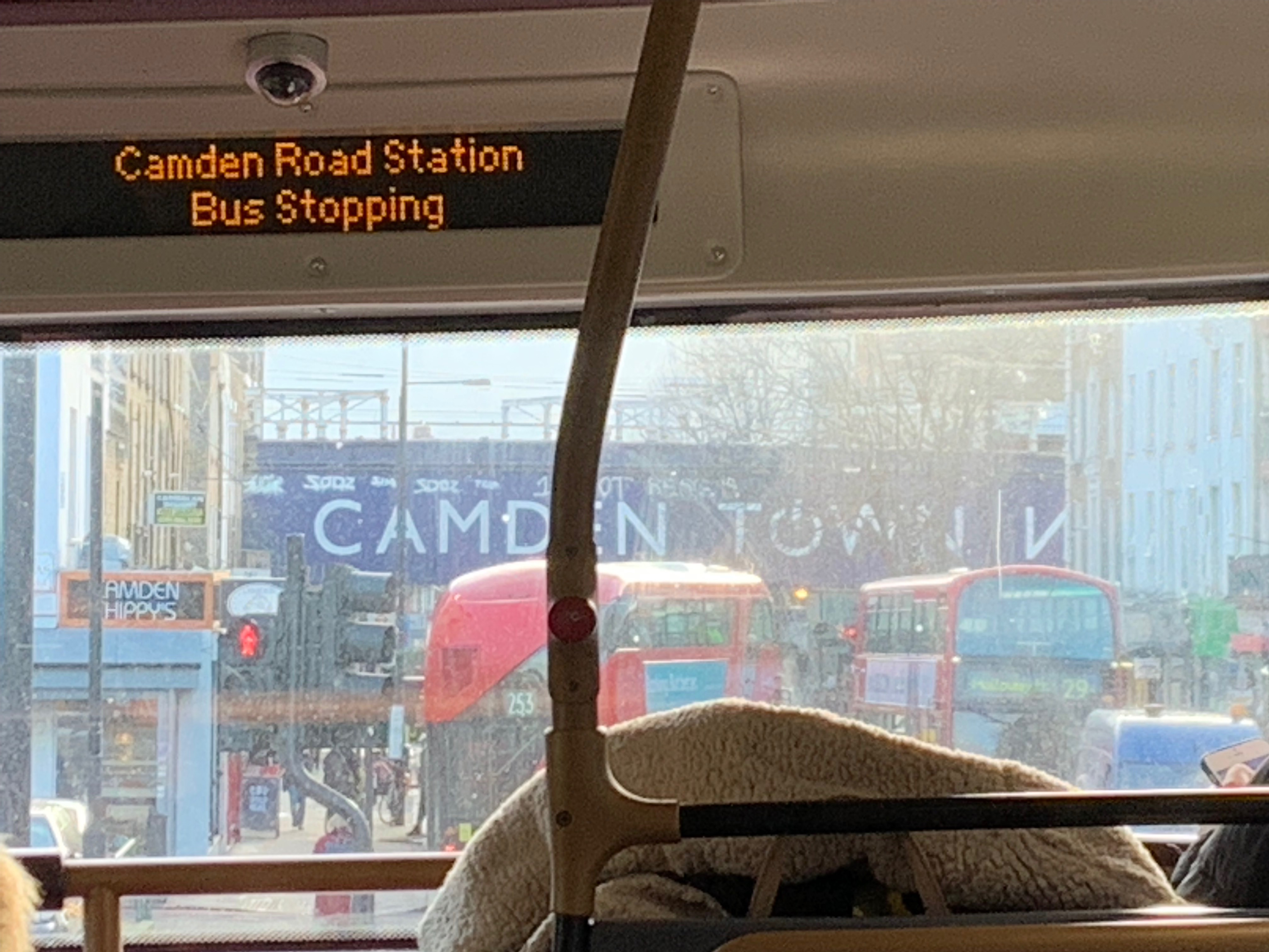 Camden Town bus sign